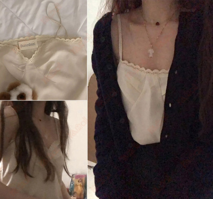 small suspender type tank tops